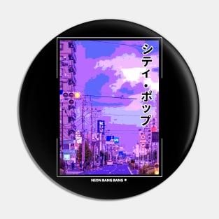 Vaporwave Japanese Pin