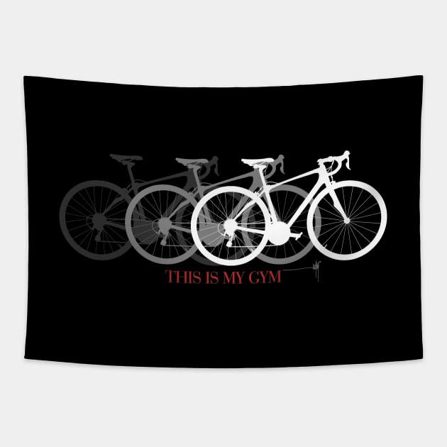 Cyclismo Tapestry by Jun Pagano