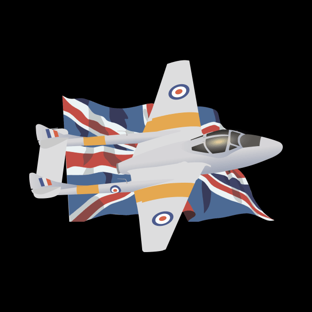 de Havilland Vampire British WW2 Airplane by NorseTech