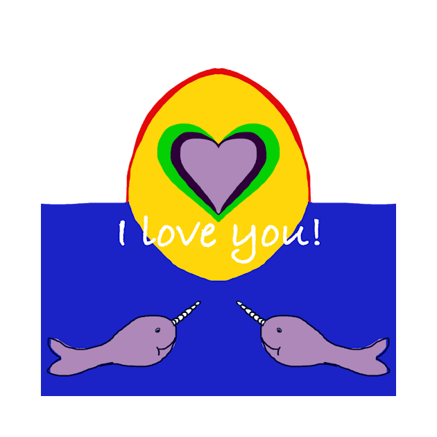 Narwhal Love by KArmstrong