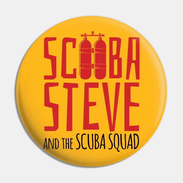 Scuba Steve and the Scuba Squad Pin by Meta Cortex