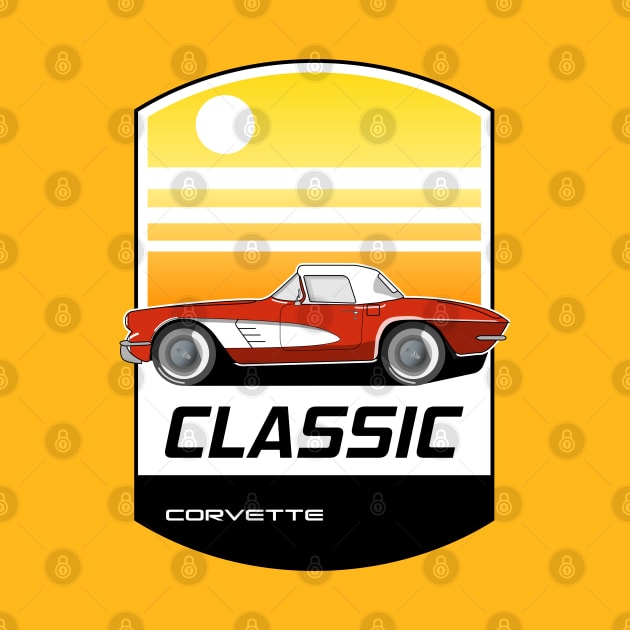 1956 - Classic Muscle Car - Retro Style by CC I Design