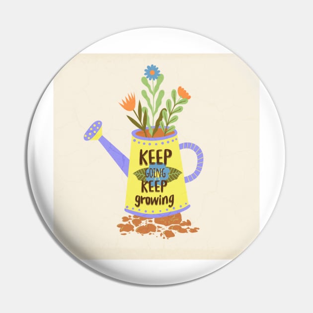 keep going Pin by LamiDesign