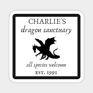 Charlie’s dragon sanctuary Magnet