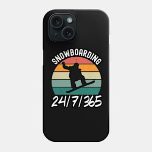 Snowboarding 24/7/365 Phone Case