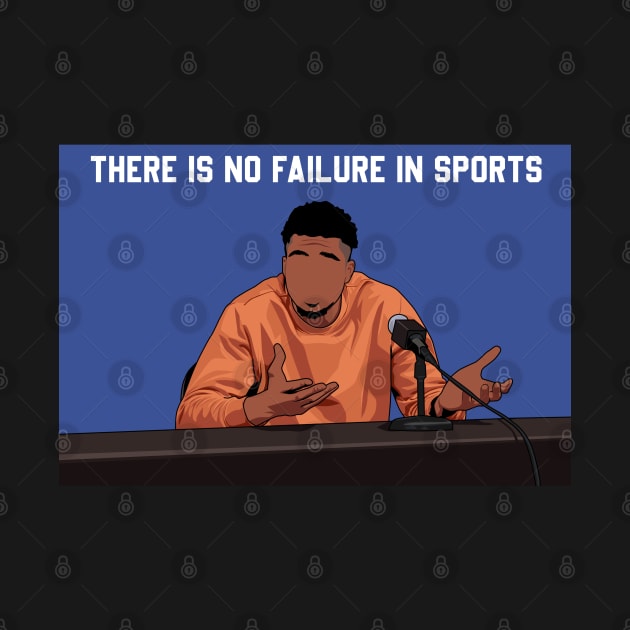 There is no failure in sports by origin illustrations