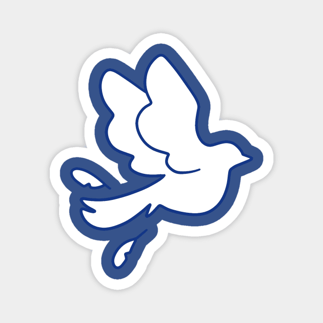 Dove Peace Symbol Magnet by saradaboru