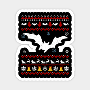 Halloween Bat Ugly Christmas Magnet