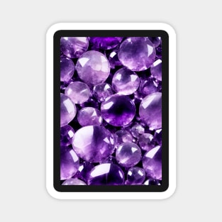 Jewel Pattern - Violet Amethyst, for a bit of luxury in your life! #7 Magnet