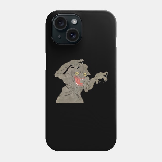 Haunting Monster of Abandoned Buildings Japanese Yokai Art Folklore Phone Case by TV Dinners