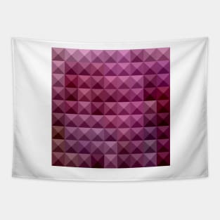 Byzantium Purple Abstract Low Polygon Background Tapestry