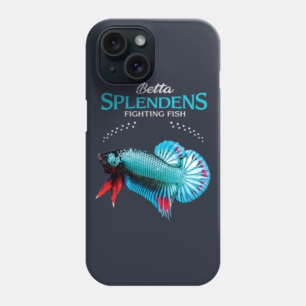 Betta Splendens Phone Case by KewaleeTee