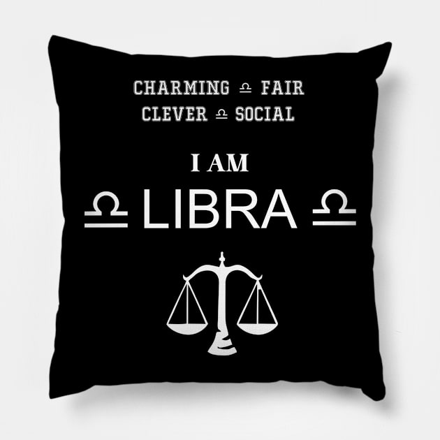 Libra horoscope 02 Pillow by 2 souls