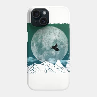 Snowmobile Freestyle - Green Night Phone Case