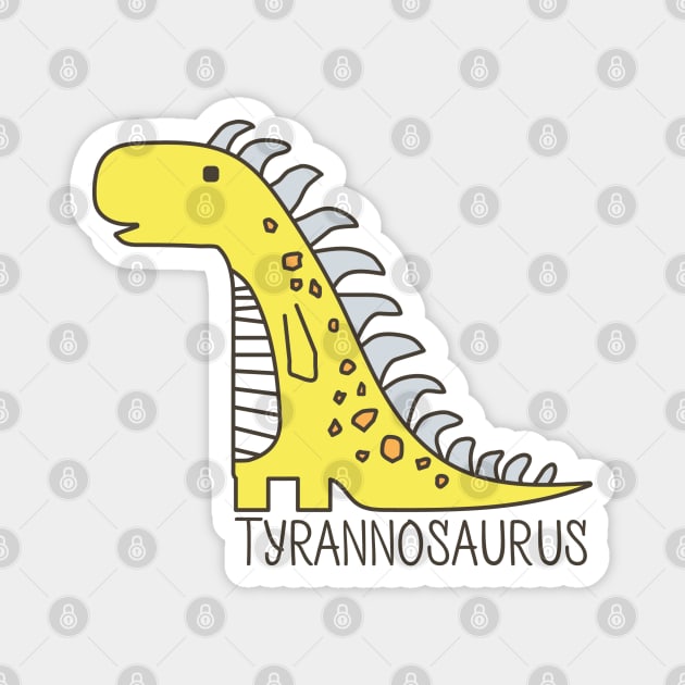 Dinosaur Tyrannosaurus Magnet by AliJun