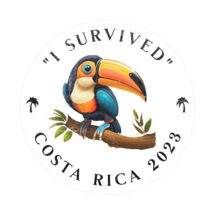 I Survived Costa Rica Vacation 2023 T-Shirt