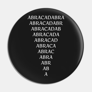 Abracadabra Pin