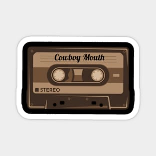 Cowboy Mouth / Cassette Tape Style Magnet