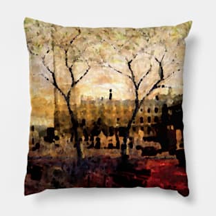 In town - Nature and landscape Pillow