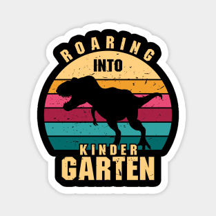 Roaring into kindergarten Magnet