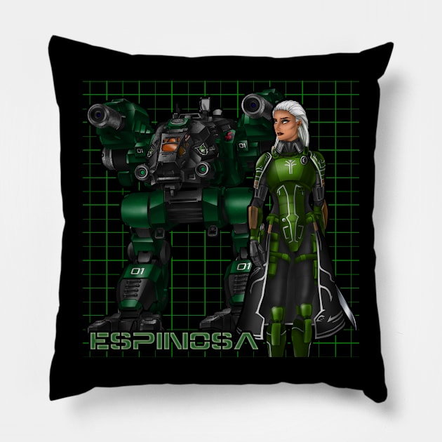 Espinosa Pillow by Oswald's Oddities