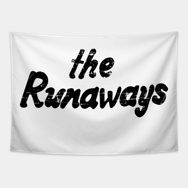 The Runaways Distressed Black Tapestry by Fresh Fly Threads