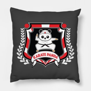 Karate Panda Shield Pillow