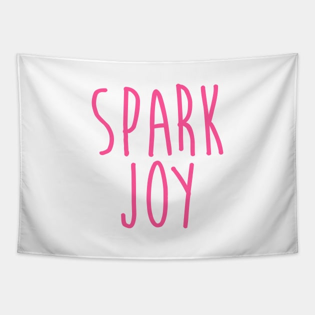 Spark Joy Tapestry by OrangeCup