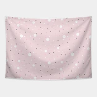 Polka Dots From Christmas In Pink Collection Tapestry