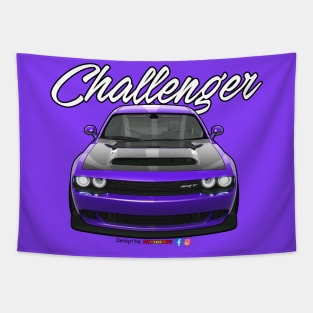 Challenger SRT Puple by pjesusart Tapestry