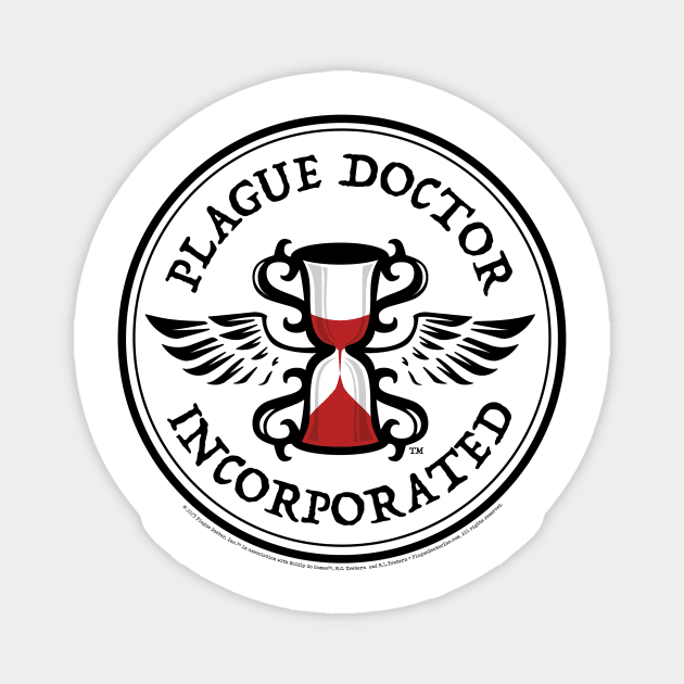 Plague Doctor, Inc.™ Logo Light Magnet by PlagueDoctorInc