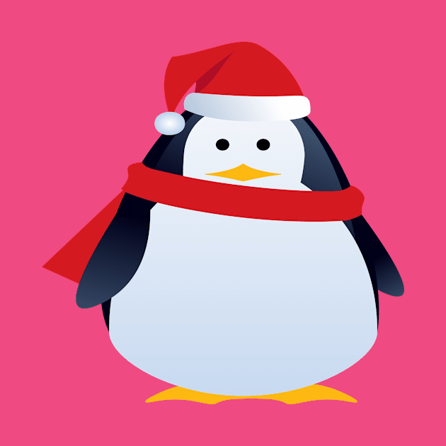 Christmas Penguin by Lilustrations