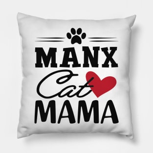 Manx Cat Mama Pillow