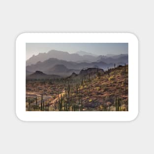 Baja California Mountain Ranges Magnet