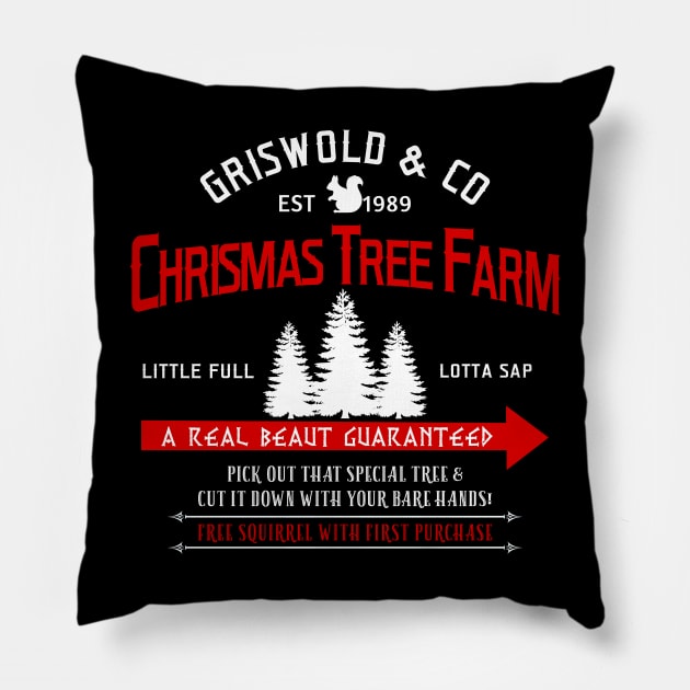 Griswold and co est 1989 christmas tree farm little full lotta Pillow by Leblancd Nashb