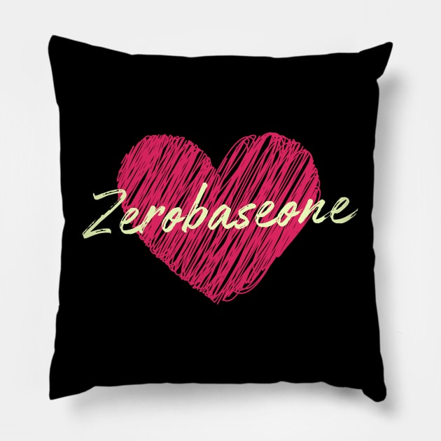 ZEROBASEONE Heart Pillow by wennstore