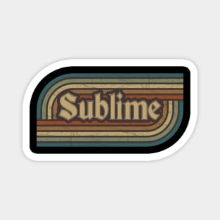 Sublime Vintage Stripes Magnet
