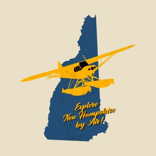 New Hampshire Supercub on Float Pilot Design T-Shirt