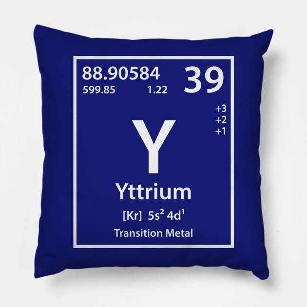 Yttrium Element Pillow by cerebrands