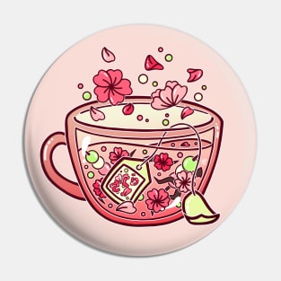 Sakura Tea Pin