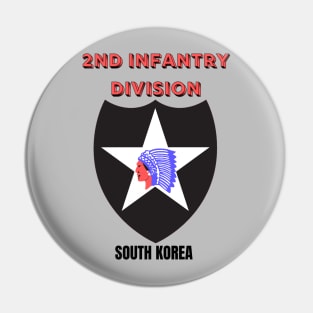 2nd Infantry Division South Korea Pin