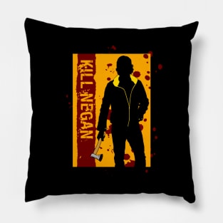 Zombie Killer Action Movie Mashup Gift For Zombie Fans Pillow