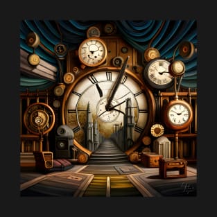 Steampunk Time Machine T-Shirt