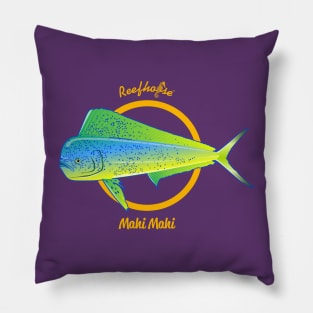 Reefhorse Mahi Mahi Orange Ring Pillow