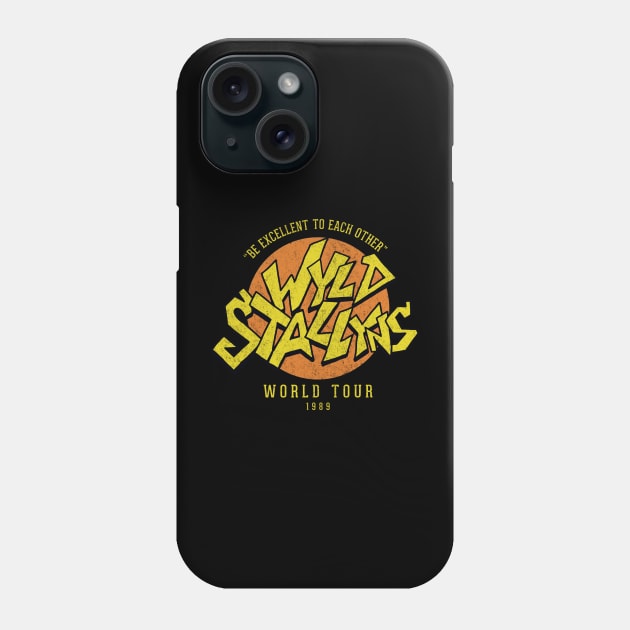 Wyld Stallyns World Tour 1989 - vintage logo Phone Case by BodinStreet