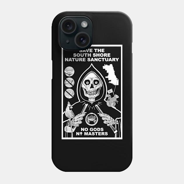 No Gods No Masters (knockout) Phone Case by South Side Parks