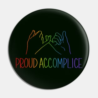 Proud Queer Accomplice Pinky Swear Pin