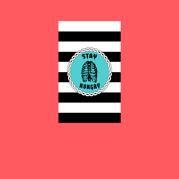 Stay Hungry Black Stripes by StayHungryCo