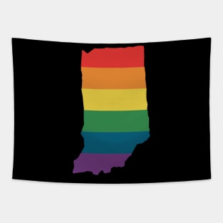 Indiana State Rainbow Tapestry