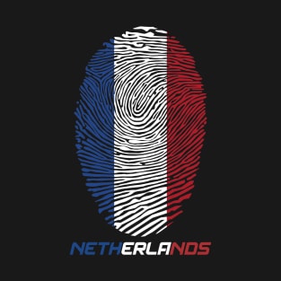 Fingerprint Netherlands Flag T-Shirt